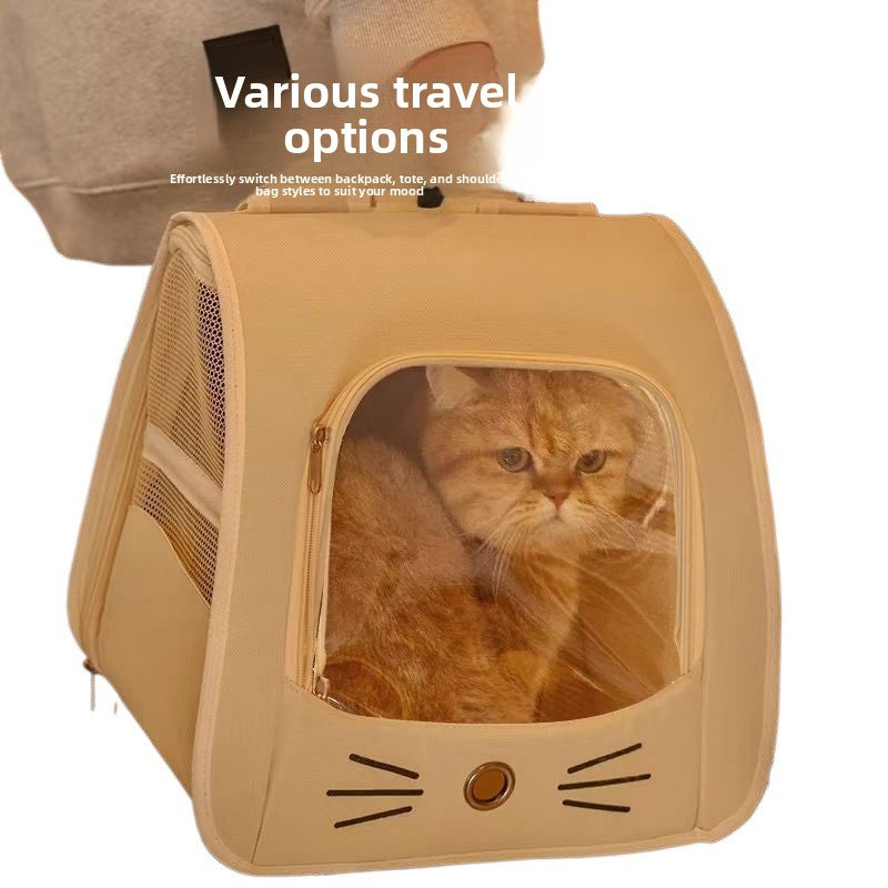 Large capacity pet backpack