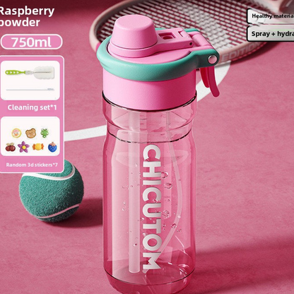 Large-capacity plastic cup