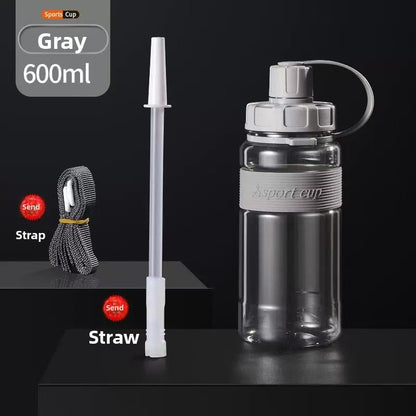 Large Capacity Plastic Straw Cup with Tea Infuser