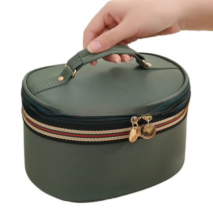 Large-capacity portable makeup case