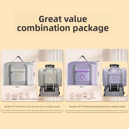Large-capacity portable short-distance boarding travel bag