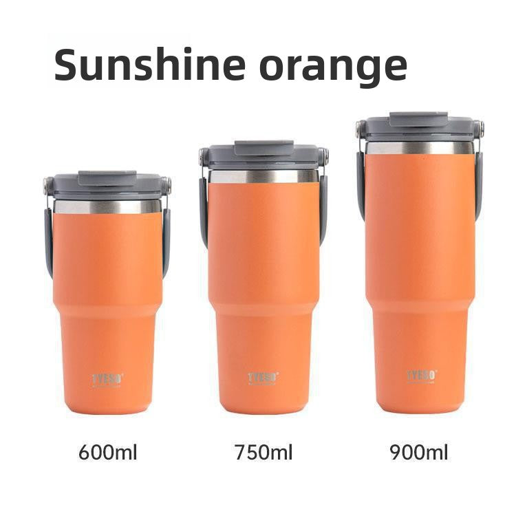 Large-Capacity Portable Stainless Steel Car Thermos Cup