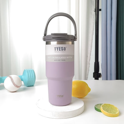 Large-Capacity Portable Stainless Steel Car Thermos Cup