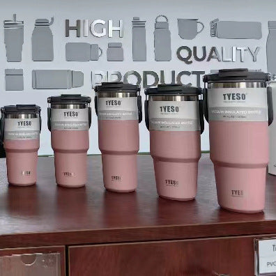 Large-Capacity Portable Stainless Steel Car Thermos Cup
