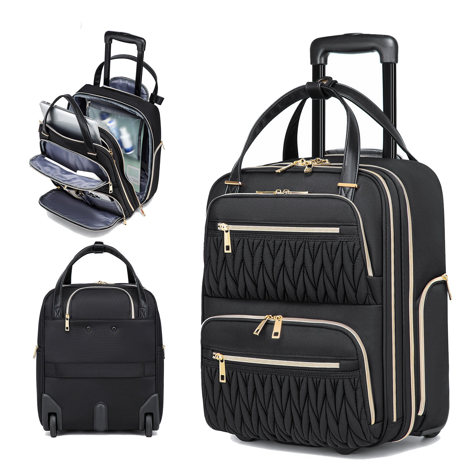 Large-capacity portable suitcase