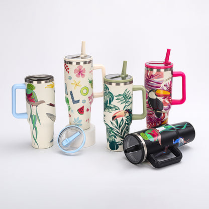 Large-capacity portable water bottle