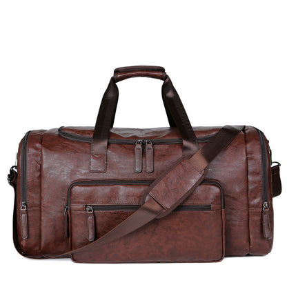 Large Capacity PU Leather Travel Bag