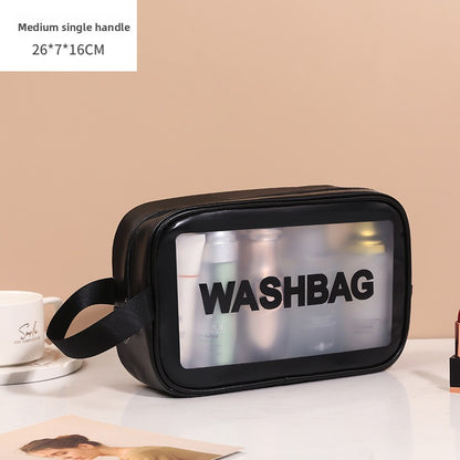 Large Capacity PU Transparent Toiletry Bag