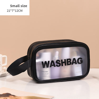 Large Capacity PU Transparent Toiletry Bag