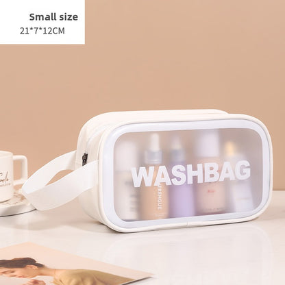 Large Capacity PU Transparent Toiletry Bag