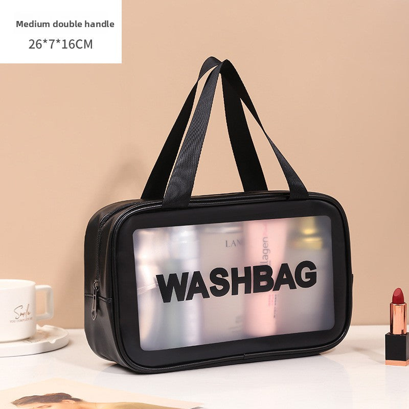 Large Capacity PU Transparent Toiletry Bag