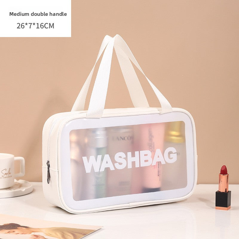 Large Capacity PU Transparent Toiletry Bag