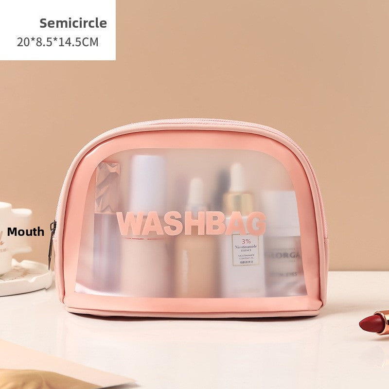 Large Capacity PU Transparent Toiletry Bag