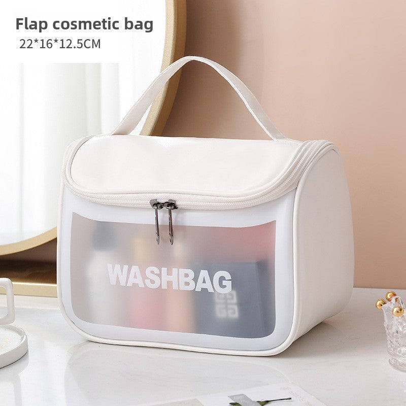 Large Capacity PU Transparent Toiletry Bag