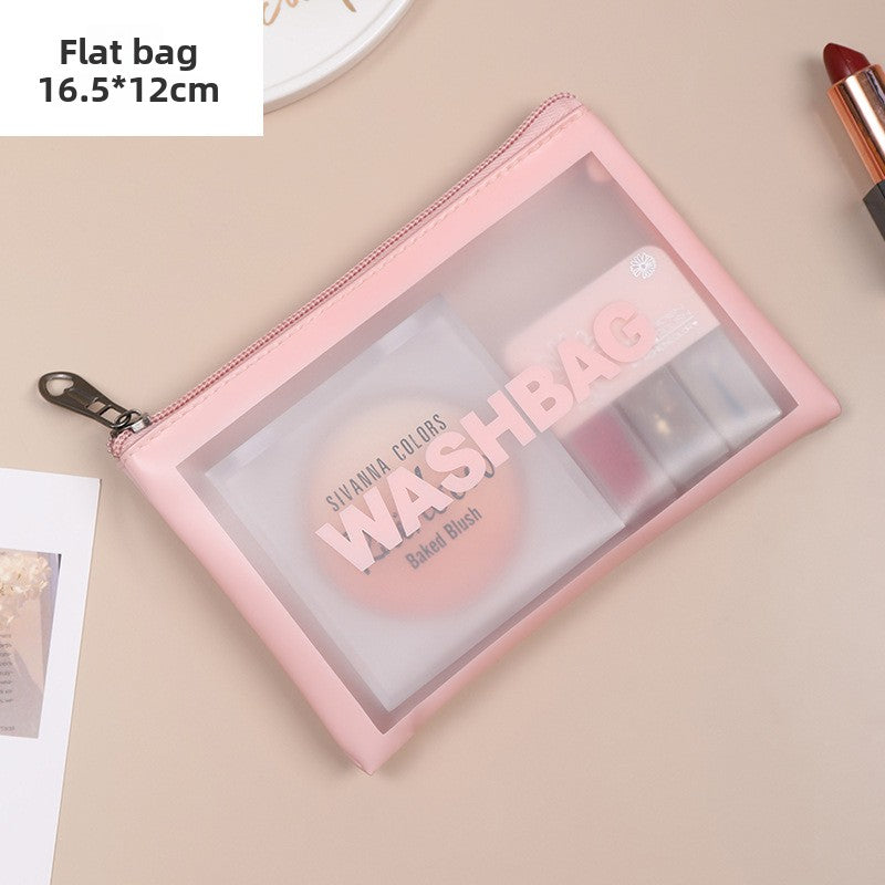 Large Capacity PU Transparent Toiletry Bag
