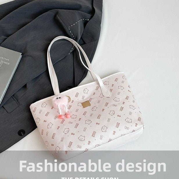 Large-capacity PU underarm bag