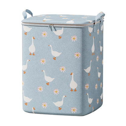 Large-capacity quilt storage bag and quilt storage box