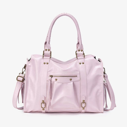 Large Capacity Retro Rivet Shoulder Crossbody Bag