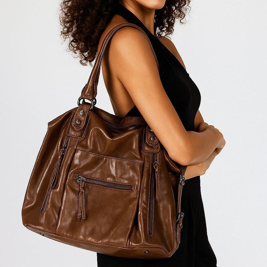 Large Capacity Retro Shoulder Tote Bag
