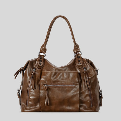 Large Capacity Retro Shoulder Tote Bag