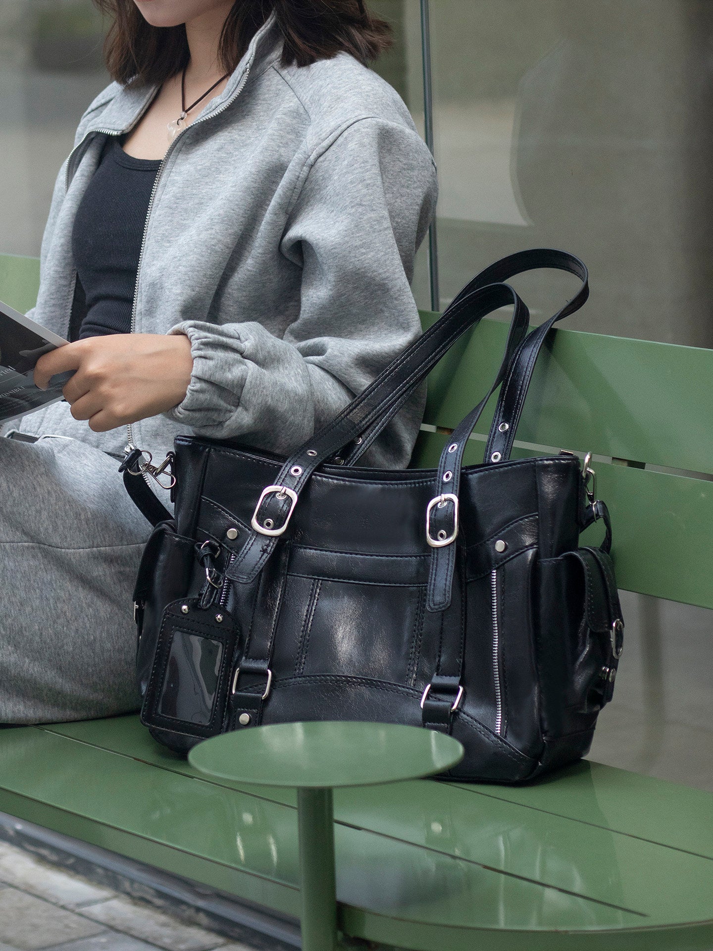 Large Capacity Retro Tote Bag