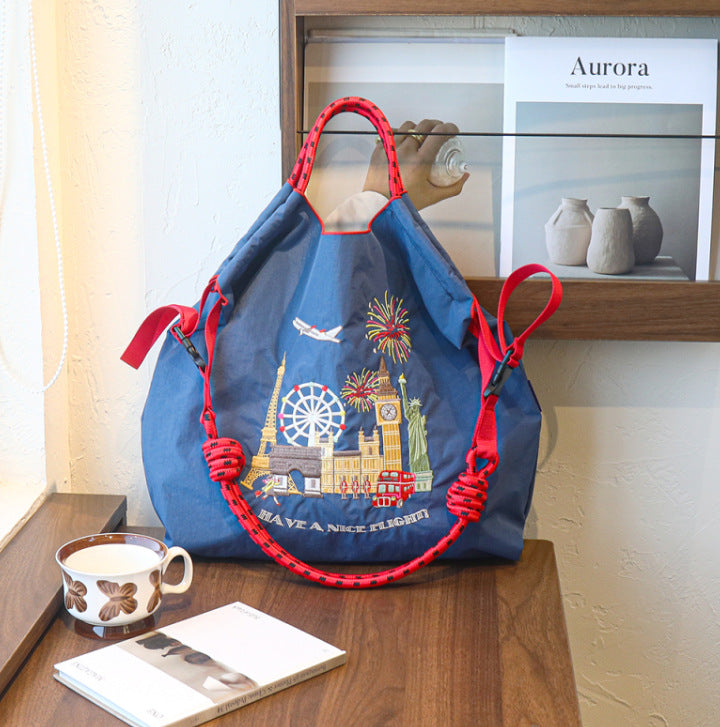 Large Capacity Shoulder Shopping Bag