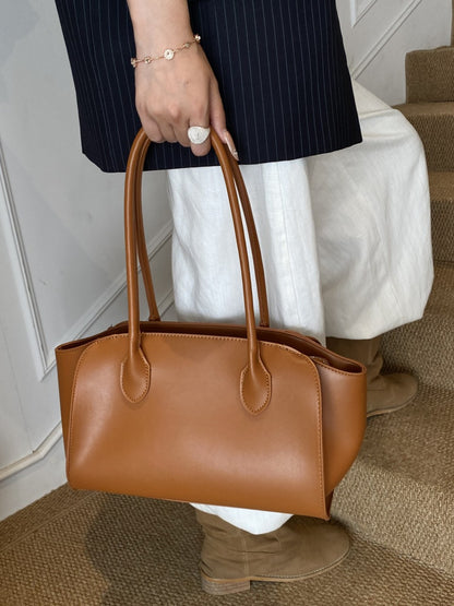Large-Capacity Simple Handbag Tote Armpit Bag Commuter Bag