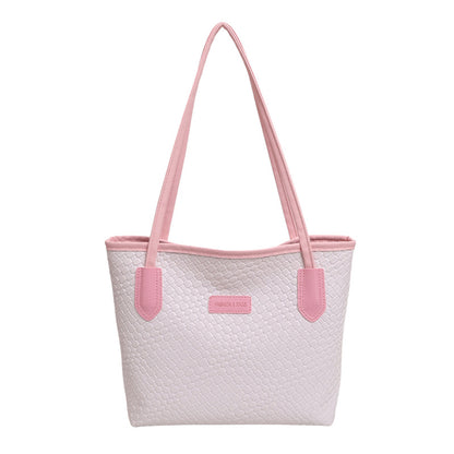 Large-capacity single-shoulder tote bag