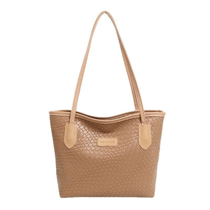 Large-capacity single-shoulder tote bag