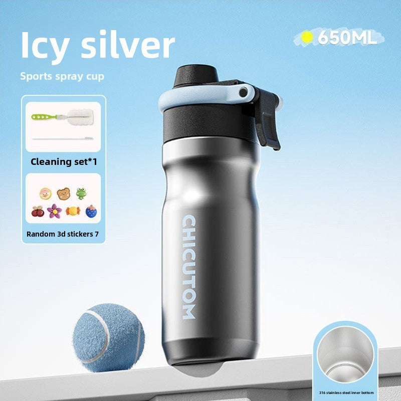 Large Capacity Sports Water Bottle High Temperature Resistant