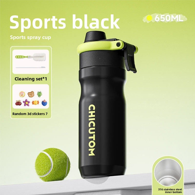 Large Capacity Sports Water Bottle High Temperature Resistant