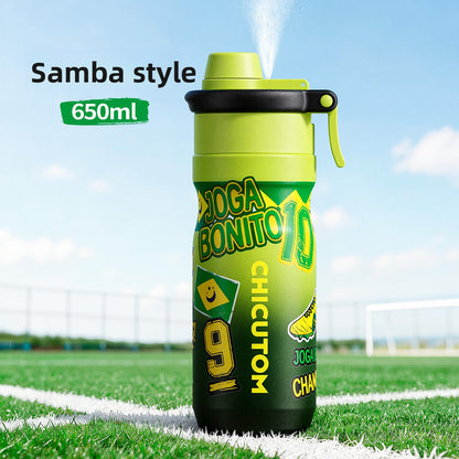 Large Capacity Sports Water Bottle High Temperature Resistant