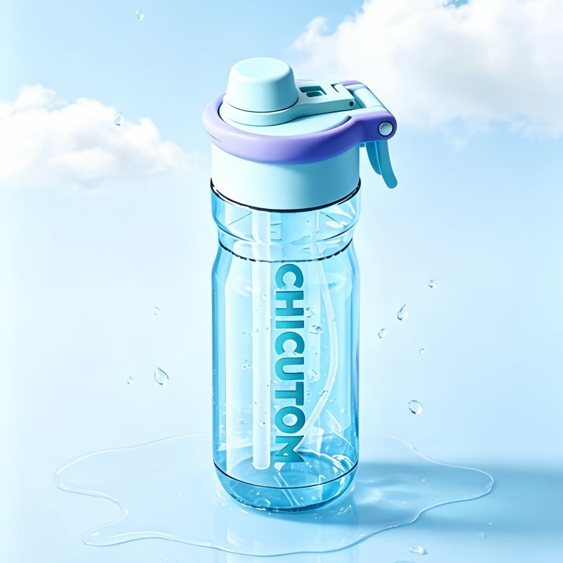 Large Capacity Sports Water Bottle High Temperature Resistant