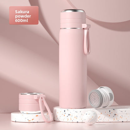 Large-capacity stainless steel water cup with high appearance level