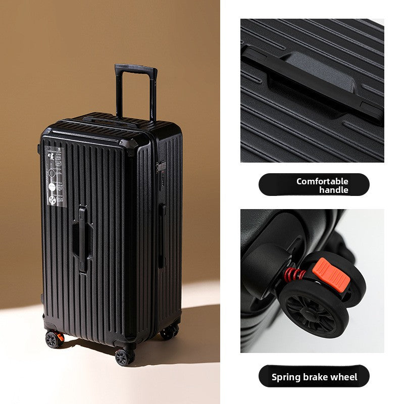 Large-capacity suitcase for women with a handle