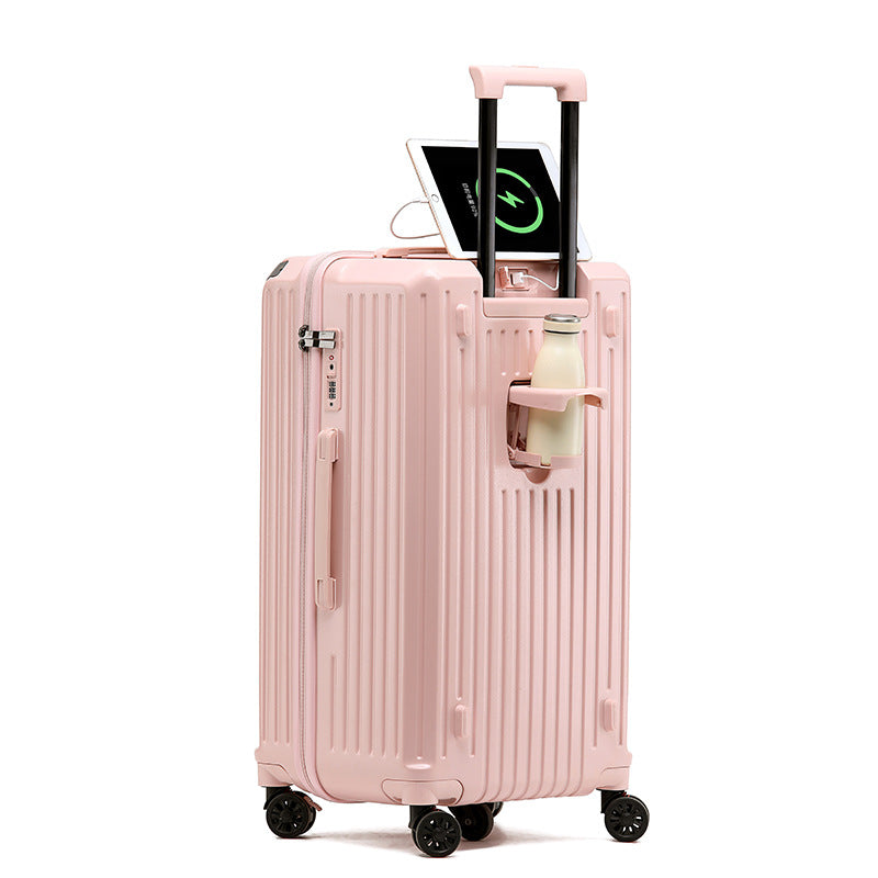 Large-capacity suitcase for women with a handle