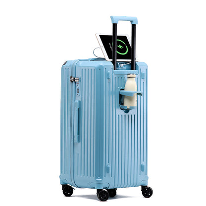 Large-capacity suitcase for women with a handle