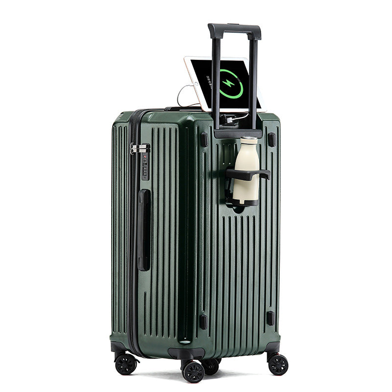 Large-capacity suitcase for women with a handle
