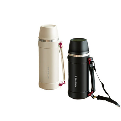 Large-capacity thermos bottle