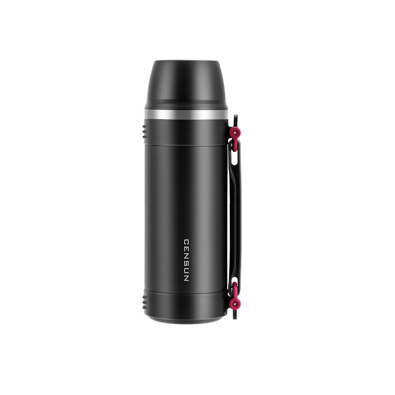 Large-capacity thermos bottle