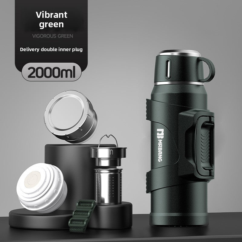 Large Capacity Thermos with Tea Infuser