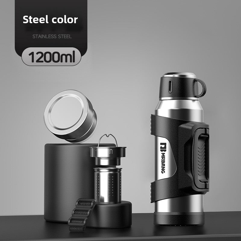 Large Capacity Thermos with Tea Infuser