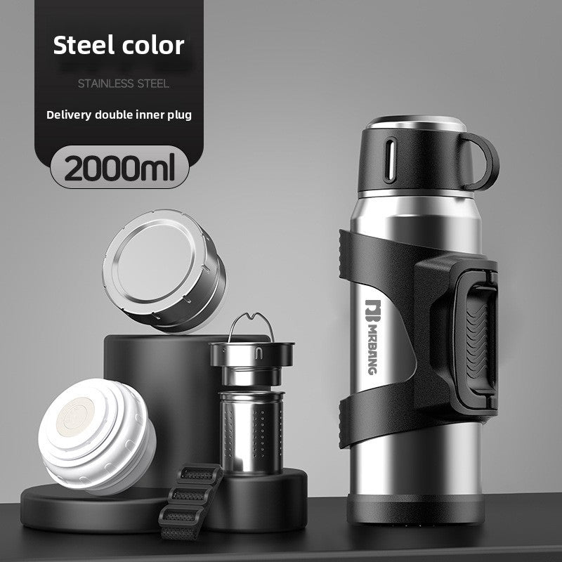 Large Capacity Thermos with Tea Infuser
