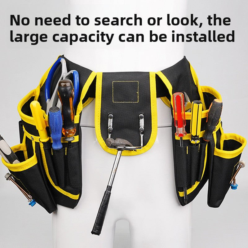 Large-capacity tool pouch