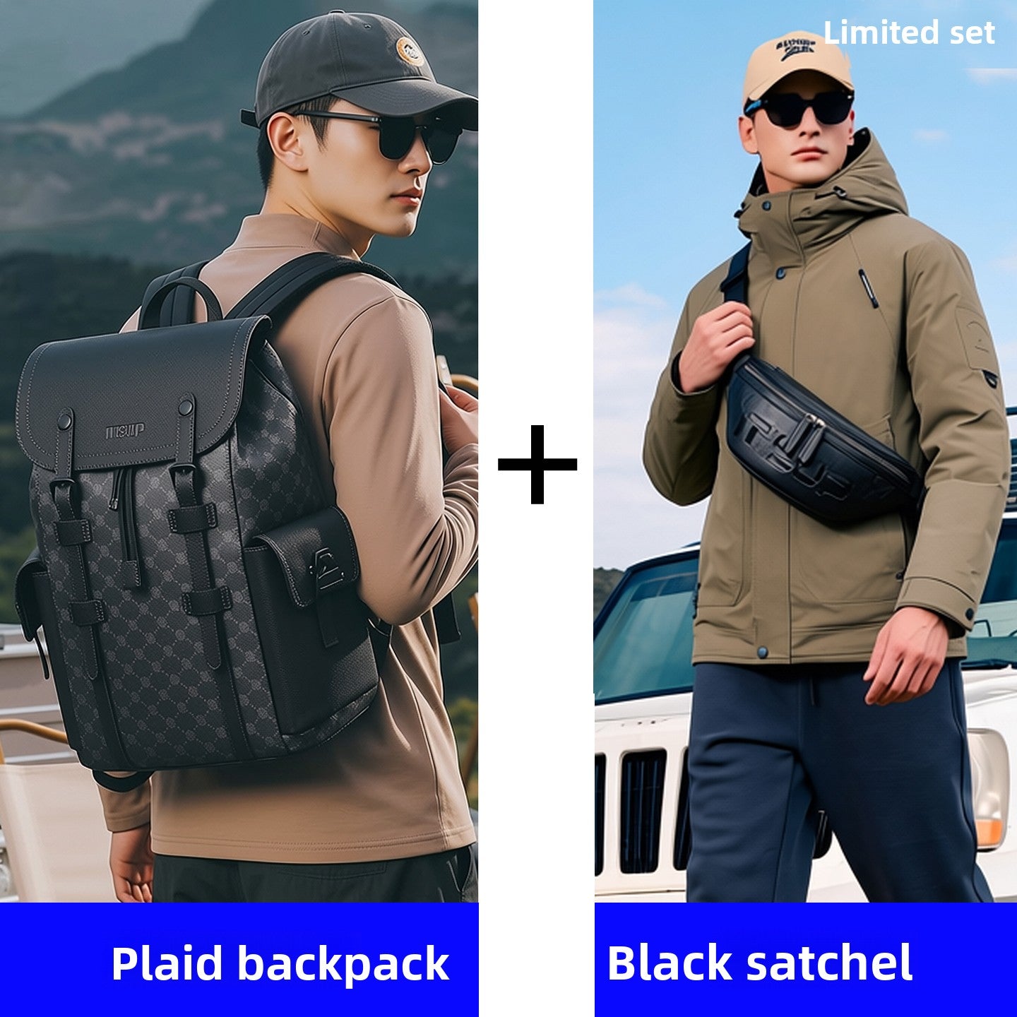 Large-capacity travel backpack
