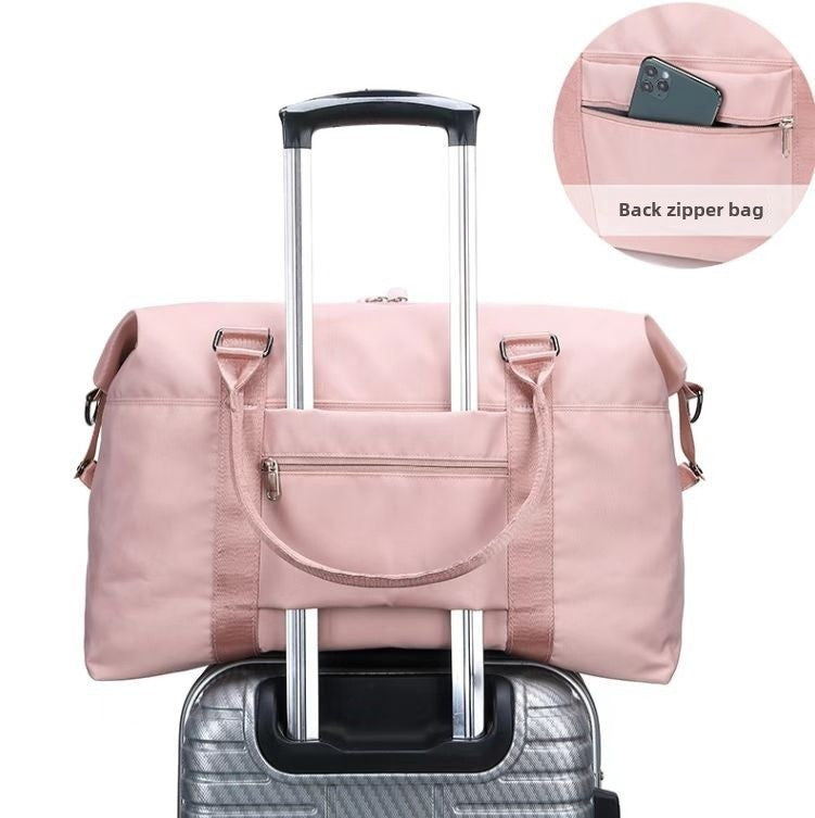 Large-capacity travel bag, ladies' hand-held storage bag