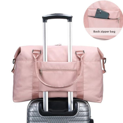 Large-capacity travel bag, ladies' hand-held storage bag