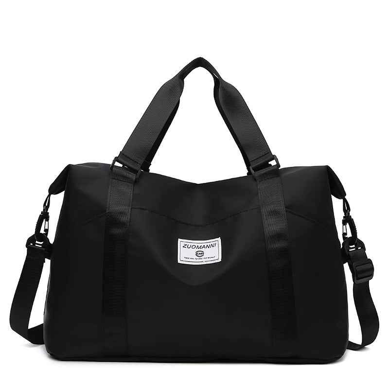 Large-Capacity Travel Bag with Pull Rod Compatibility