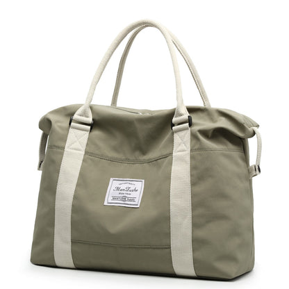 Large-Capacity Travel Bag with Pull Rod Compatibility