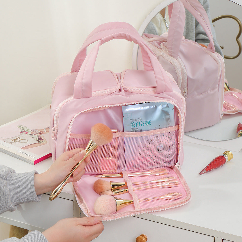 Large Capacity Travel Makeup Organizer with Dividers